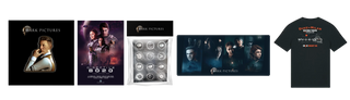 Dark Pictures Anthology official merchandise collection — pins, stickers, posters and apparel from The Dark Pictures Gear Store
